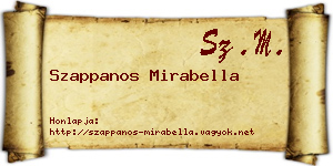 Szappanos Mirabella névjegykártya